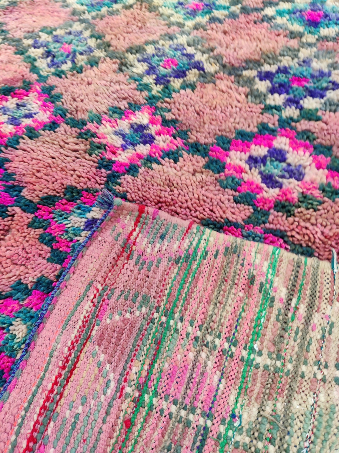 Pink Berber Rug Moroccan Berber Rug Large Moroccan Rug Etsy
