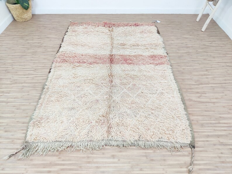 Peach Moroccan Rug, Vintage Boujaad Rug 5x8 FT Etsy Canada