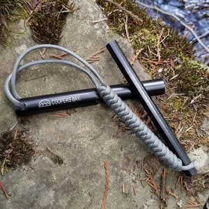 HexaLite Ferro Rod Fire Starter - X-Large 6-Sided Shape & Easy Grip Striker