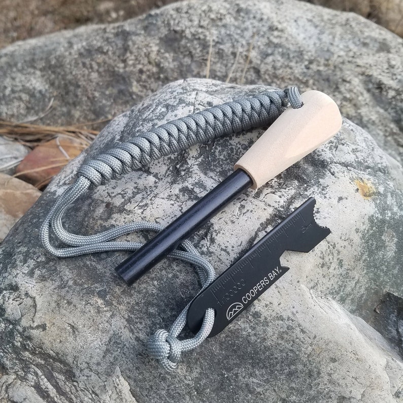 Complete Ferro Rod Fire Starter Kit with Tinder and Bag by Coopers Bay Outdoors image 5
