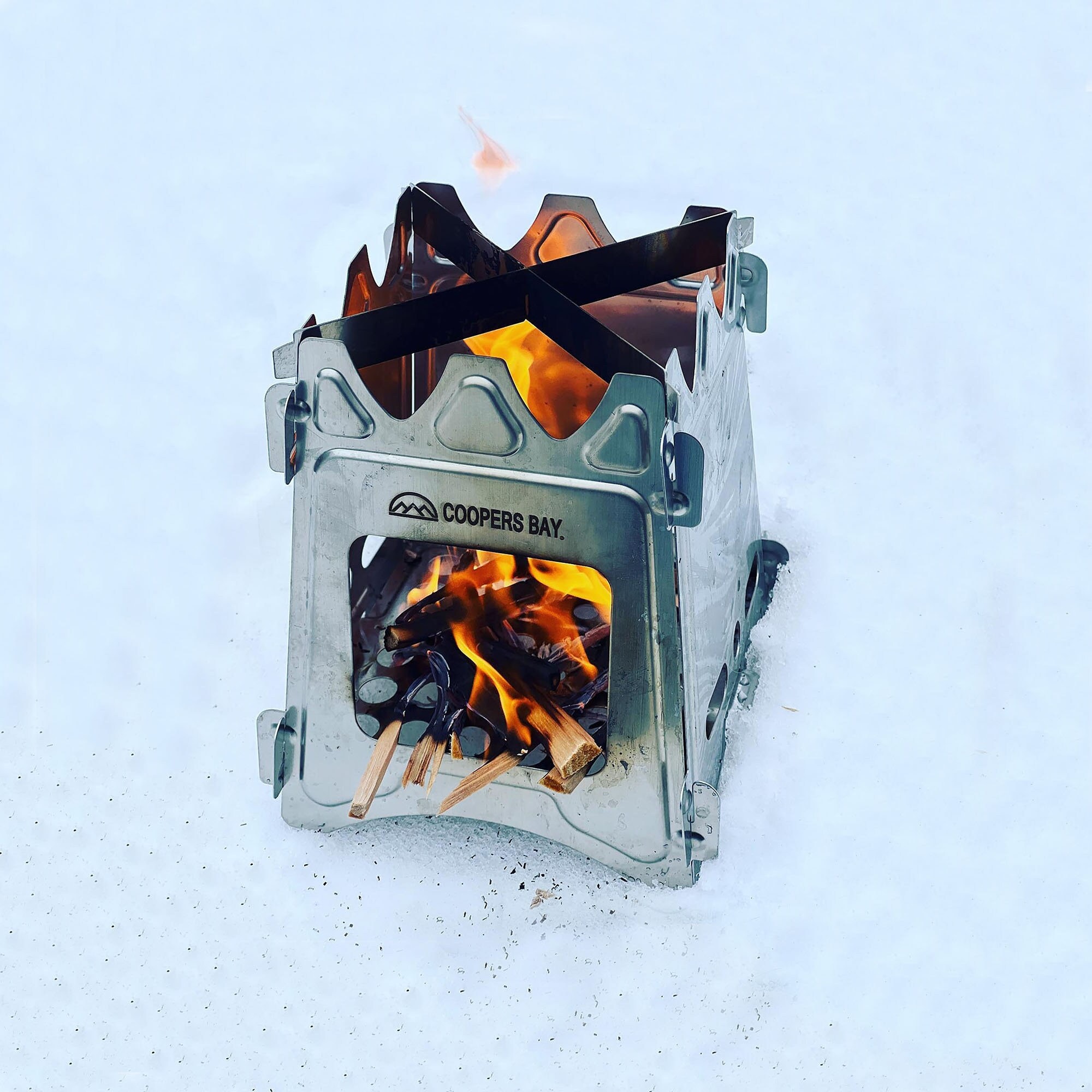 Flat Pack Hiker Stove Lightweight Stainless Steel Camp Stove - Etsy