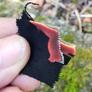 Cotton charcloth for firestarting