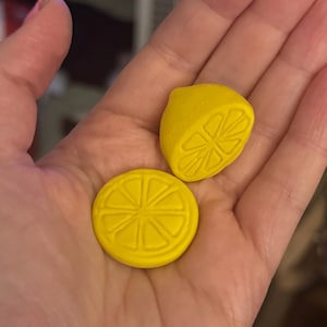 Lemon Fruit Magnets (4 pieces!)