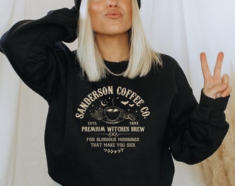 Sanderson Coffee Co. Halloween Sweatshirt - Witchy Fall Sweater