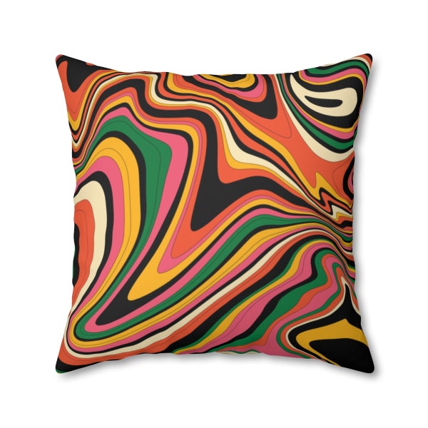 Retro Pillow Etsy