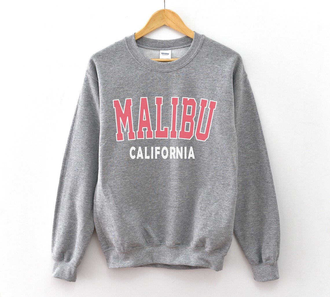 Malibu Sweatshirt Malibu Crewneck Malibu Shirt Teen Girl | Etsy