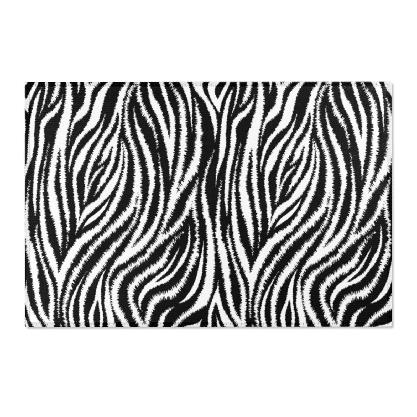 Black and White Zebra Rug Preppy Room Decor Zebra Room Etsy Canada
