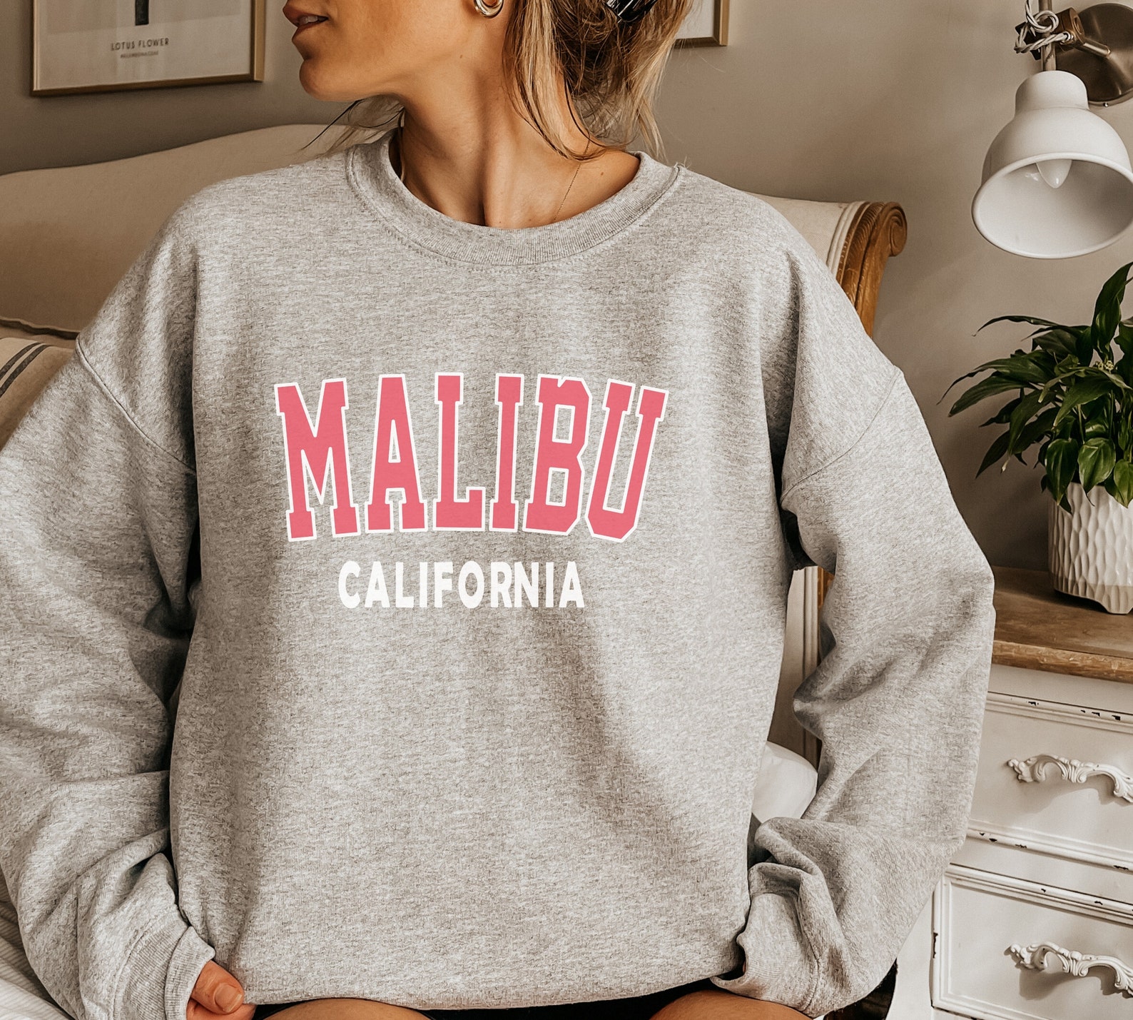 Malibu Sweatshirt Malibu Crewneck Malibu Shirt Teen Girl | Etsy