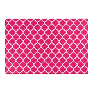Hot Pink Preppy Rug, Preppy Room Decor, VSCO Preppy Rug, VSCO Girl Area ...