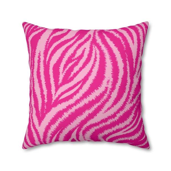 Blue Zebra Pillow Etsy