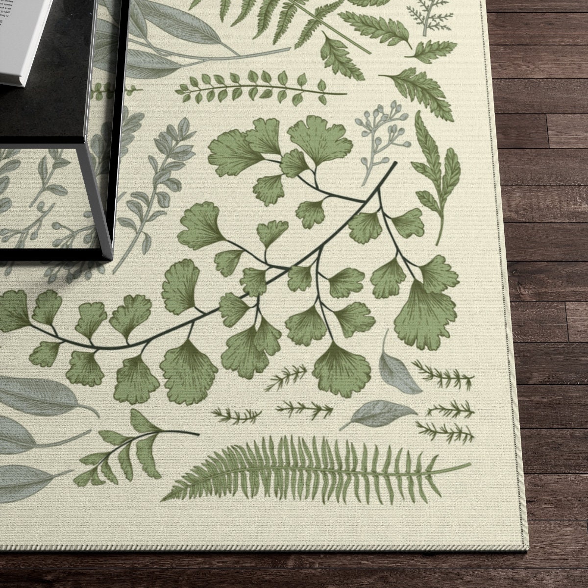 Discover Vintage Rétro Fleur Tapis