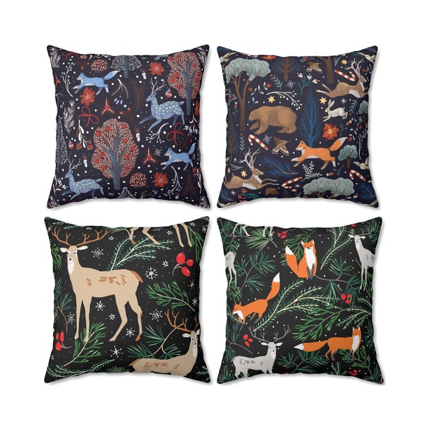 Woodland Pillow Etsy