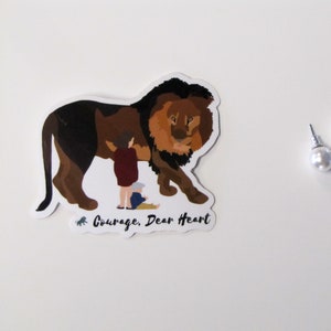 Courage, Dear Heart Sticker