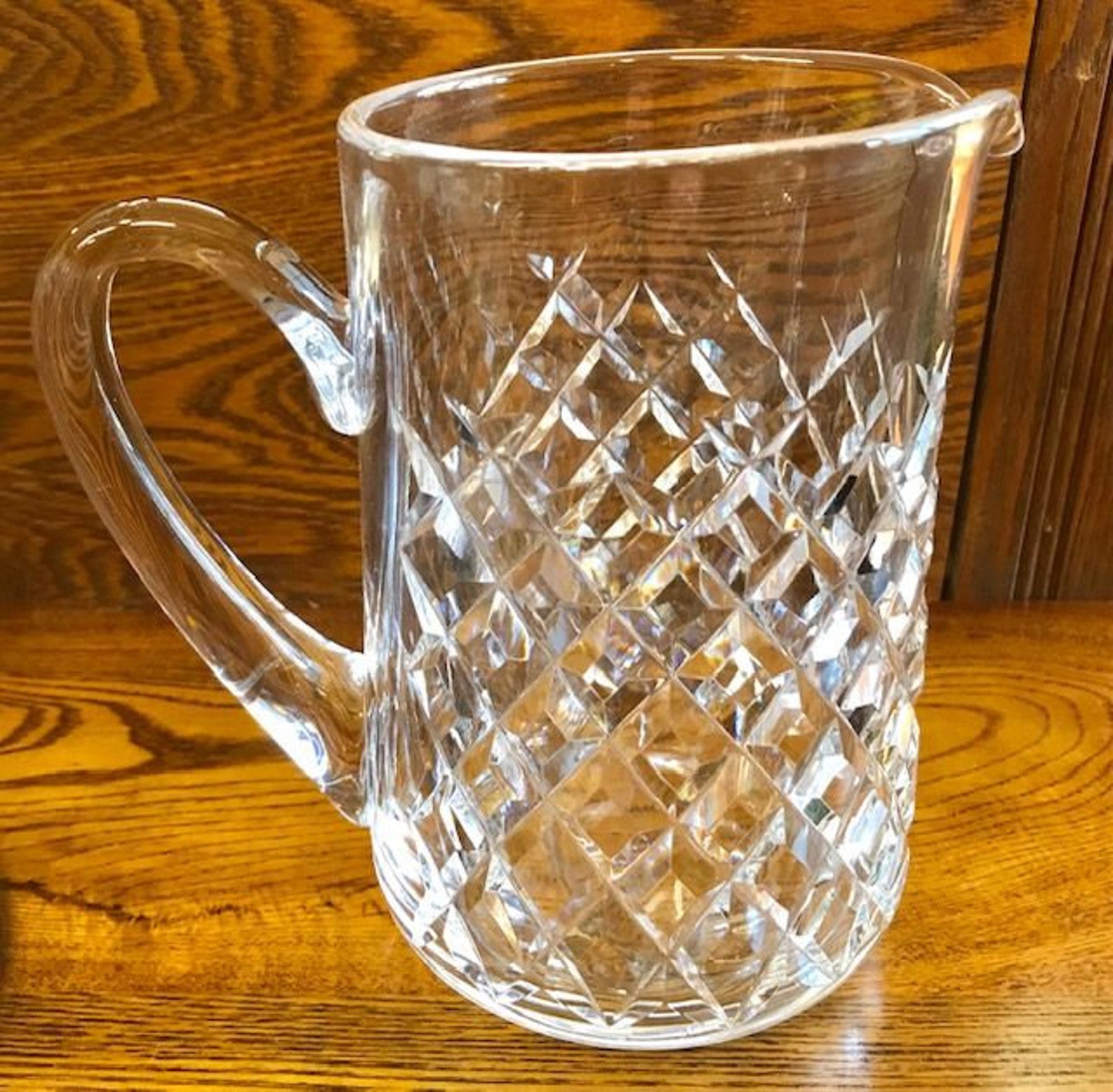 Nice Signed Waterford Alana Pattern 6 1/2 Tall 32 Oz Etsy