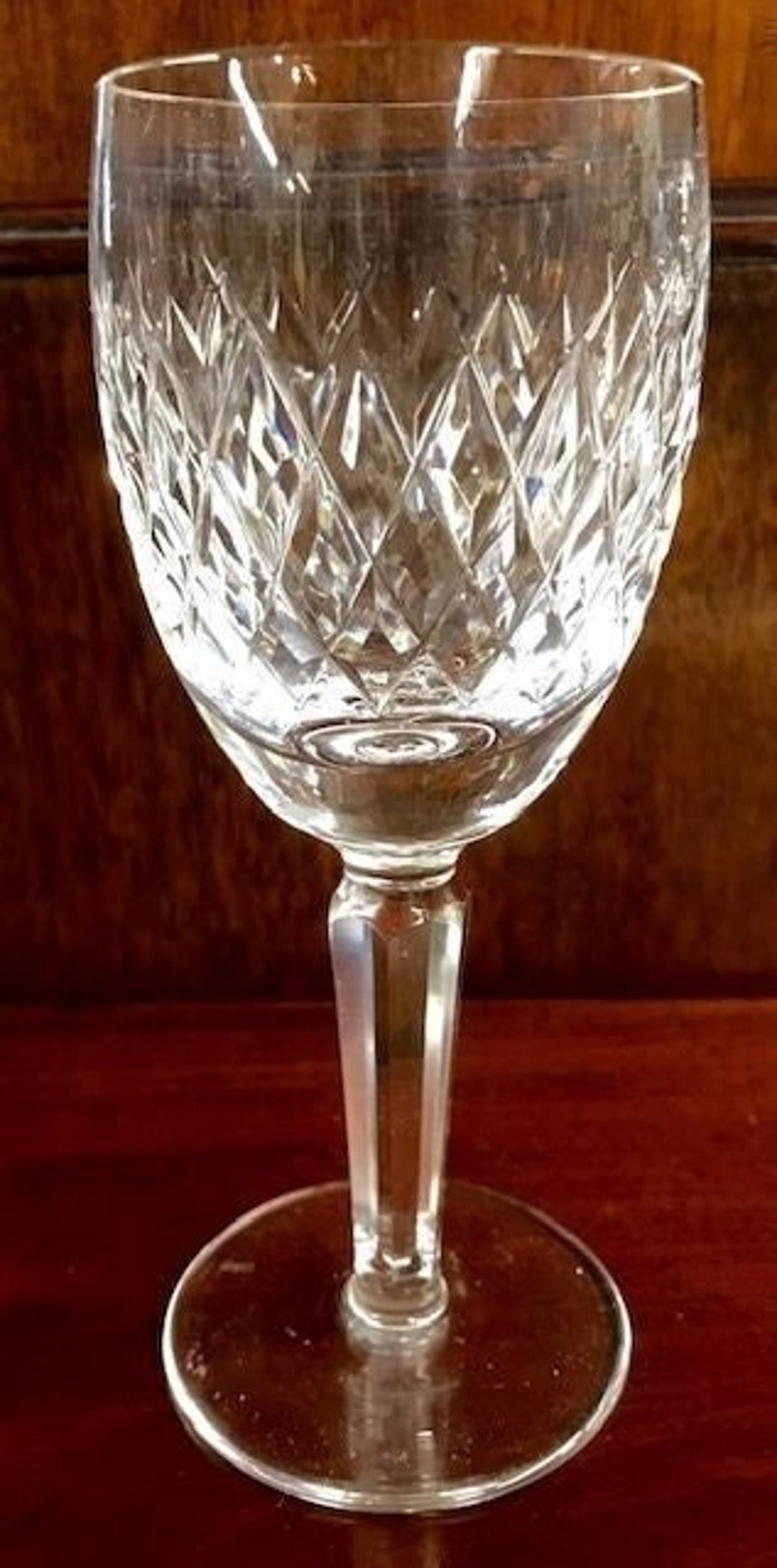 Waterford Slane Pattern Claret Wine Glass Etsy