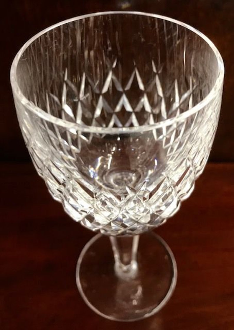 Waterford Slane Pattern Claret Wine Glass Etsy