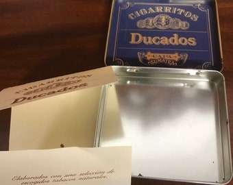 Cigarritos Ducados Capa Sumatra Cigarette Tin