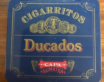 Cigarritos Ducados Capa Sumatra Cigarette Tin