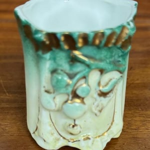 Vintage Pattern Porcelain Toothpick Holder