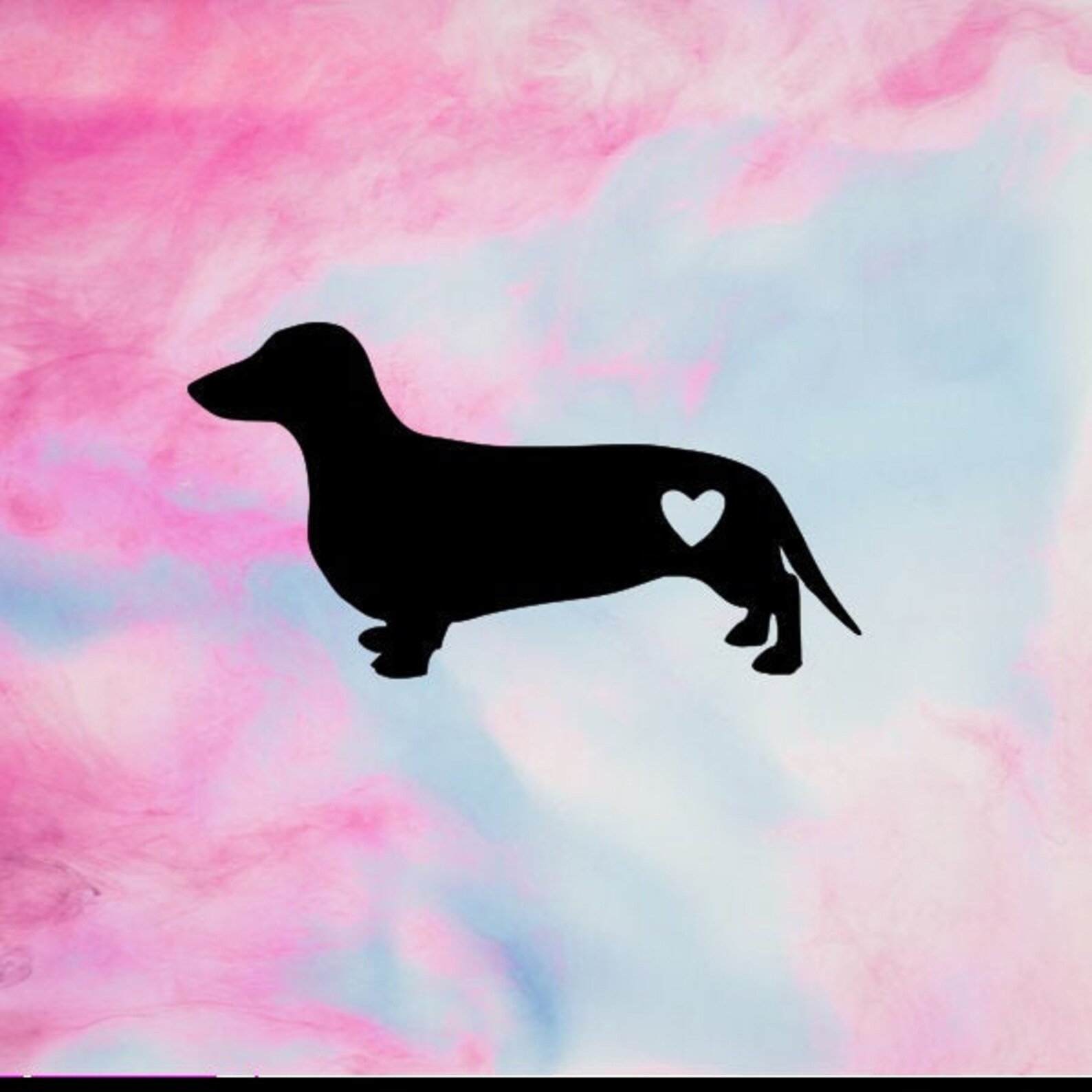Weiner dog decal decals sticker sitcker window decal Etsy
