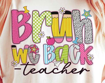 Preppy Lehrer Png, Zurück zu Schullehrer Png, Preppy Lehrer Schule Png, Erster Schultag Shirt, Geschenk für Lehrerin