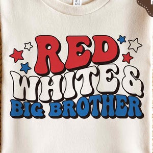 Rot, weiß und großer Bruder SVG, 4. Juli SVG, 4