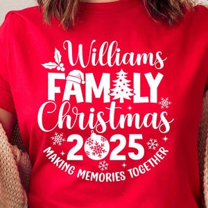 Jul 2025 familjetröja SVG, jul 2025 Png, skapa minnen tillsammans, matchande julfamiljetröjor, Svg-filer för Cricut