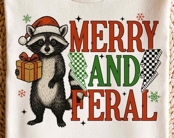 Funny Christmas Raccoon Png, Christmas Png, Santa Raccoon Png, Christmas Design, Cute Raccoon Png, Funny Christmas Sublimation