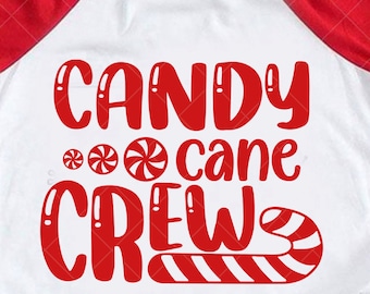 Merry Christmas SVG, Christmas Svg, Candy Cane Crew SVG, Candy Cane Svg, Christmas Shirt, Candy Png, DXF, Svg files for Cricut, Silhouette
