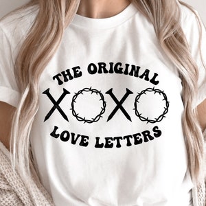 XOXO オリジナル ラブレター SVG、イースター クリスチャン SVG、イエス PNG、レトロ イースター シャツ、昇華 PNG、Cricut 用 SVG ファイル