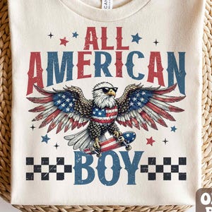 All American boy PNG, 4 luglio PNG, American Eagle PNG, 4 luglio PNG, bandiera USA, disegno a sublimazione American Boy