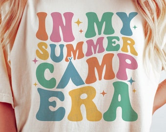 Nella mia era del campo estivo SVG, Camping Svg, Summer Vacation Png, Camicia del campo estivo retrò, File Svg per Cricut