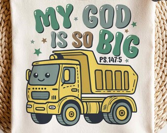 My God is So Big kids Png, Christian Svg, Bible Verse Png, Retro Toddler Boys Girls Kids shirt design