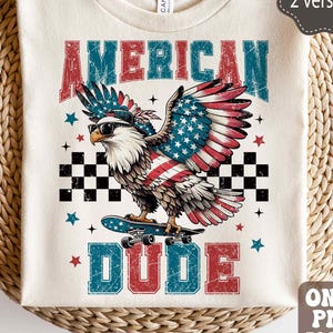 Mec américain PNG, 4 juillet Png, American Eagle Png, 4 juillet Png, drapeau des Etats-Unis, conception de sublimation de garçon américain