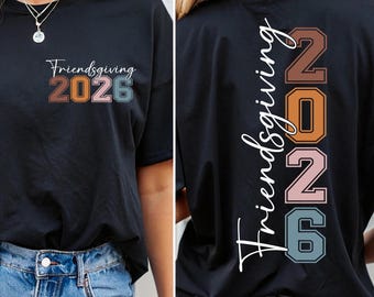 Friendsgiving SVG PNG, Friendsgiving 2026 PNG, Trendy Friendsgiving shirt, Thanksgiving Png, Thankful Friends Png, Svg Cut File Cricut