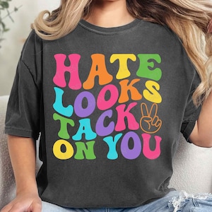 La haine a l'air collante sur vous SVG PNG, Peace Pride Svg, chemise LGBT Gay Pride, sublimation Png, fichiers Svg pour Cricut