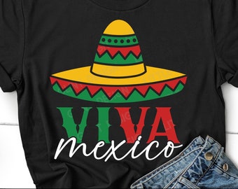 Viva Mexico SVG, Mexico SVG, Sombrero Mexicano Svg, Mexico Png, Independencia de Mexico, Png, Svg Files For Cricut