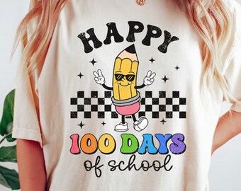 Happy 100 days of school SVG, 100 days SVG, Reto 100 days of school Boy Shirt, Svg Files for Cricut