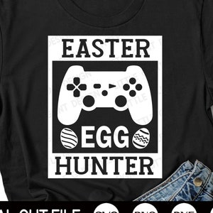 Ostern Videospiel Svg, Osterei Jäger Svg, Jungs Ostern Svg, Osterei Svg, Gaming, Kinder Oster Shirt, Svg Dateien für Cricut, Silhouette