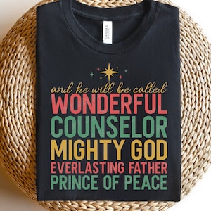 Christian Christmas SVG, And He will be called Svg, Faith Png, Jesus, Christmas Shirt, Svg Files for Cricut