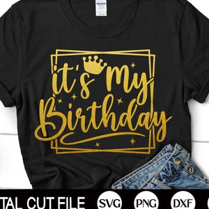 Es ist mein Geburtstag Mädchen Svg, Mädchen Geburtstagsshirt Svg, Baby Mädchen Svg, Geburtstag Mädchen Svg, Kinder Geburtstag Geschenk, Kinder Shirt, Svg Dateien für Cricut