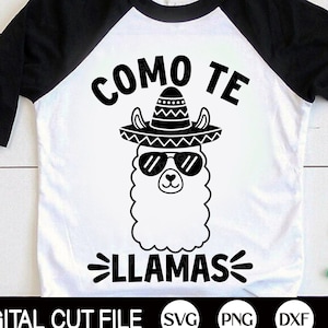 Como Te Llamas SVG, Cinco de Mayo Svg, Baby Boy Svg, Mexican Llamas Svg, Kids Cinco de Mayo Shirt, Png, Svg Files For Cricut, Silhouette