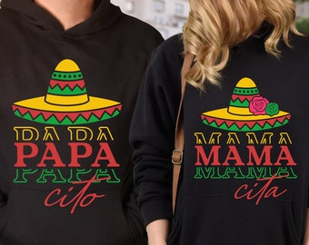 MamaCita y PapaCita SVG, Cinco de Mayo Svg, Margarita Svg, Mamá y, Papá Cinco de Mayo Camisa, Png, Svg Archivos para Cricut, Silhouette