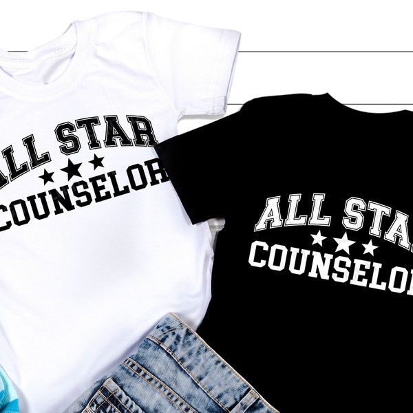 School Counselor SVG, All Star Counselor Svg, Back To School Svg, Counselor Gift, Counselor Shirt, Png, Svg Files For Cricut