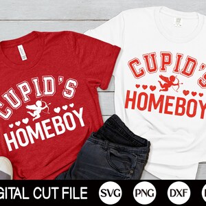 Cupido's homeboy SVG, Kids Valentine SVG, Love Svg, Funny Valentines Day Shirts, Valentine Boy Gift, Svg Files voor Cricut