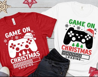 Game on Christmas SVG, Funny Christmas Svg, Gamer Quote Svg, Kids Christmas T-Shirts, Png, Svg Files for Cricut
