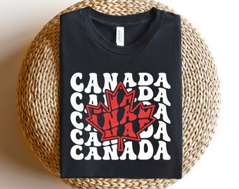 Canada Day Svg, Canada Png, Camicia Bandiera Canada, Maple Leaf Png, Camicia Retro Canada, File Svg per Cricut