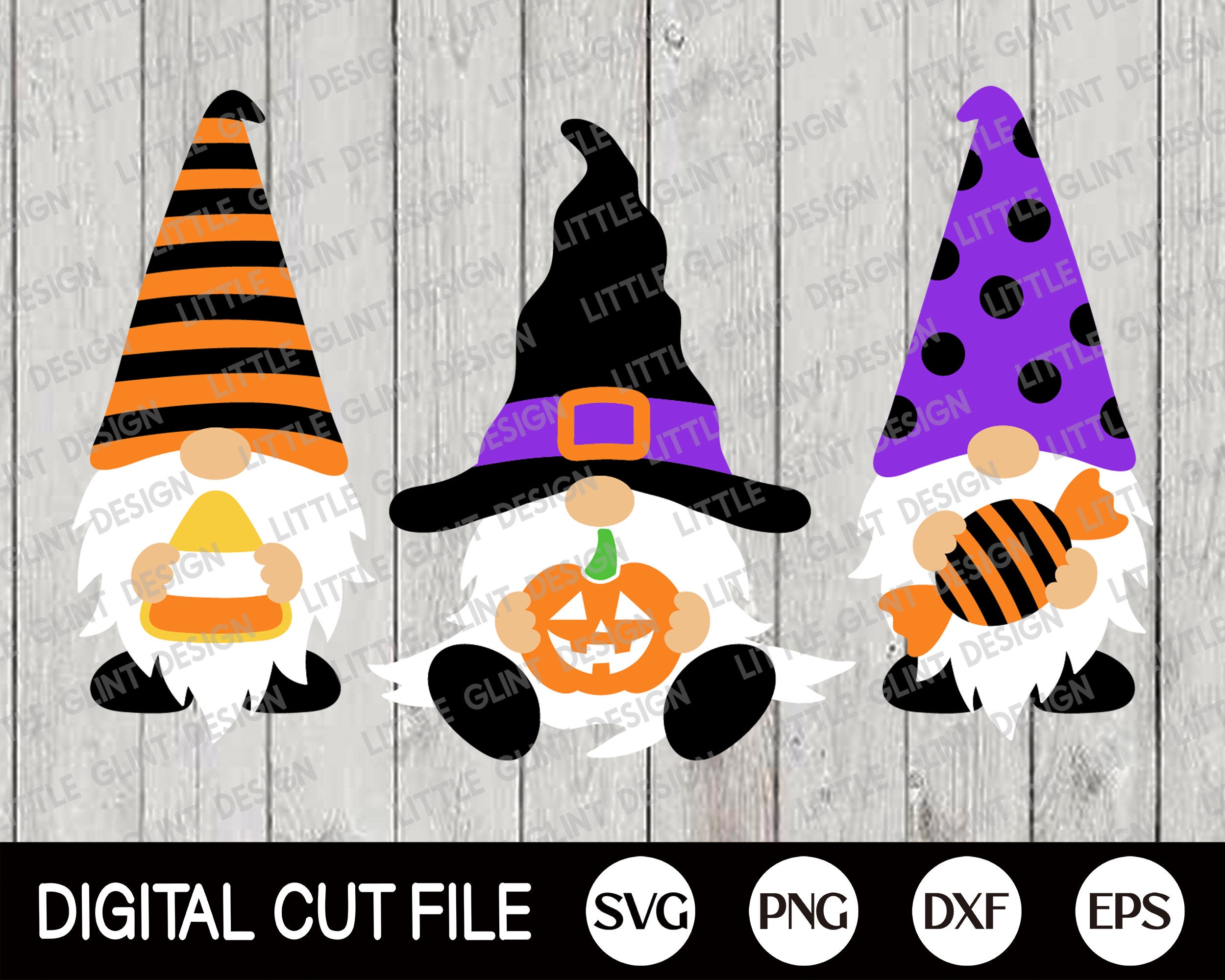 Halloween Svg Gnome with Pumpkin Halloween Gnome Svg Candy | Etsy