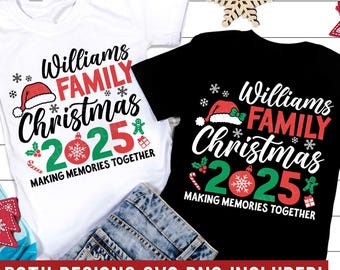 Familie Weihnachten 2025 PNG SVG, Weihnachten SVG, passende Familie Weihnachten Shirt Geschenk, Sublimation Png, svg Dateien für Cricut
