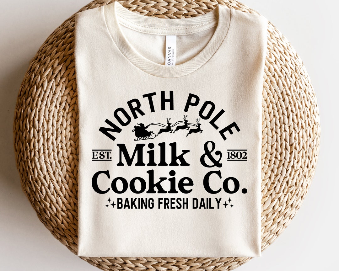 North Pole Milk Cookie Company SVG, Christmas Svg, Brewing Co Svg ...